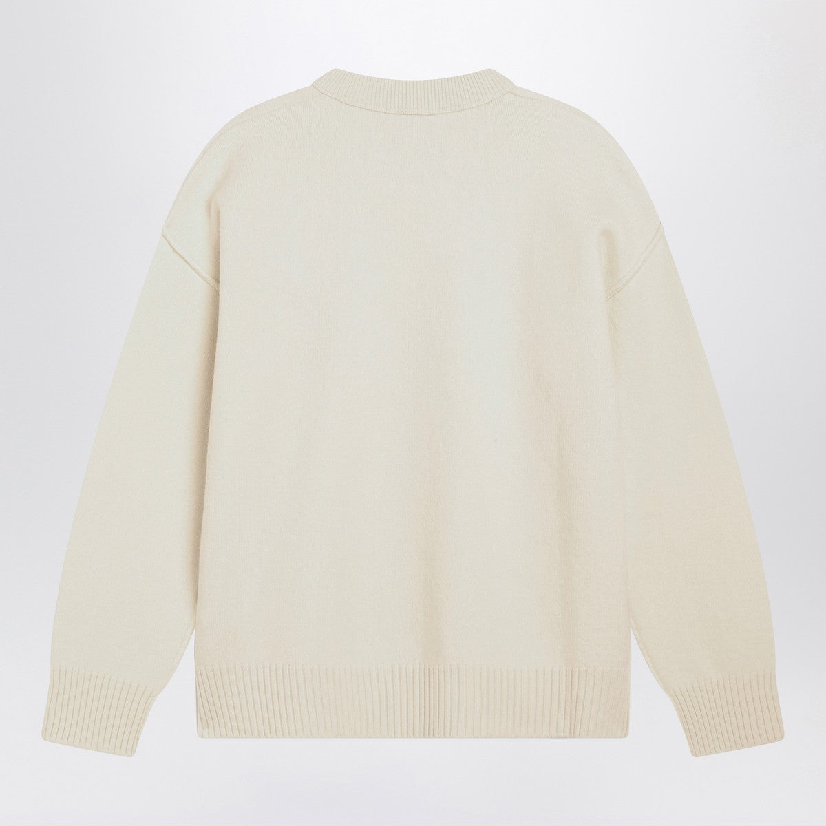 Ami Paris White Ami De Coeur sweater Ami Paris