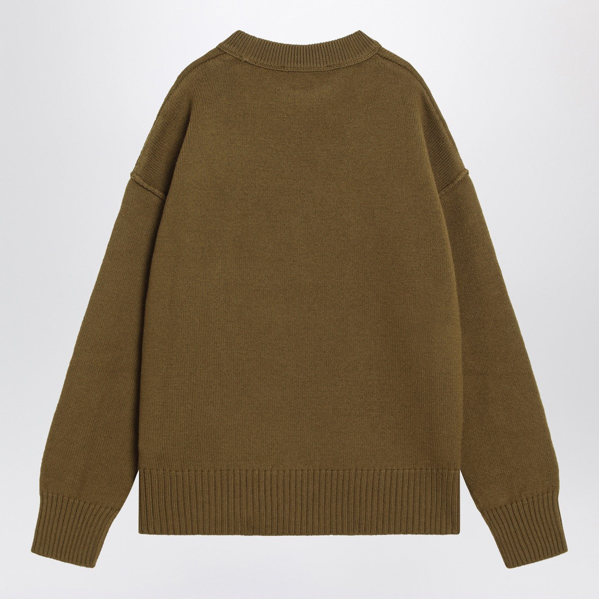 Ami Paris Bronze Ami De Coeur wool jumper Ami Paris