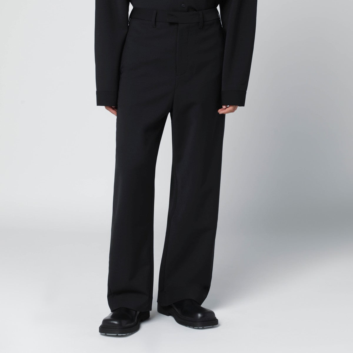 Entire Studios Black wool-blend trousers Entire Studios