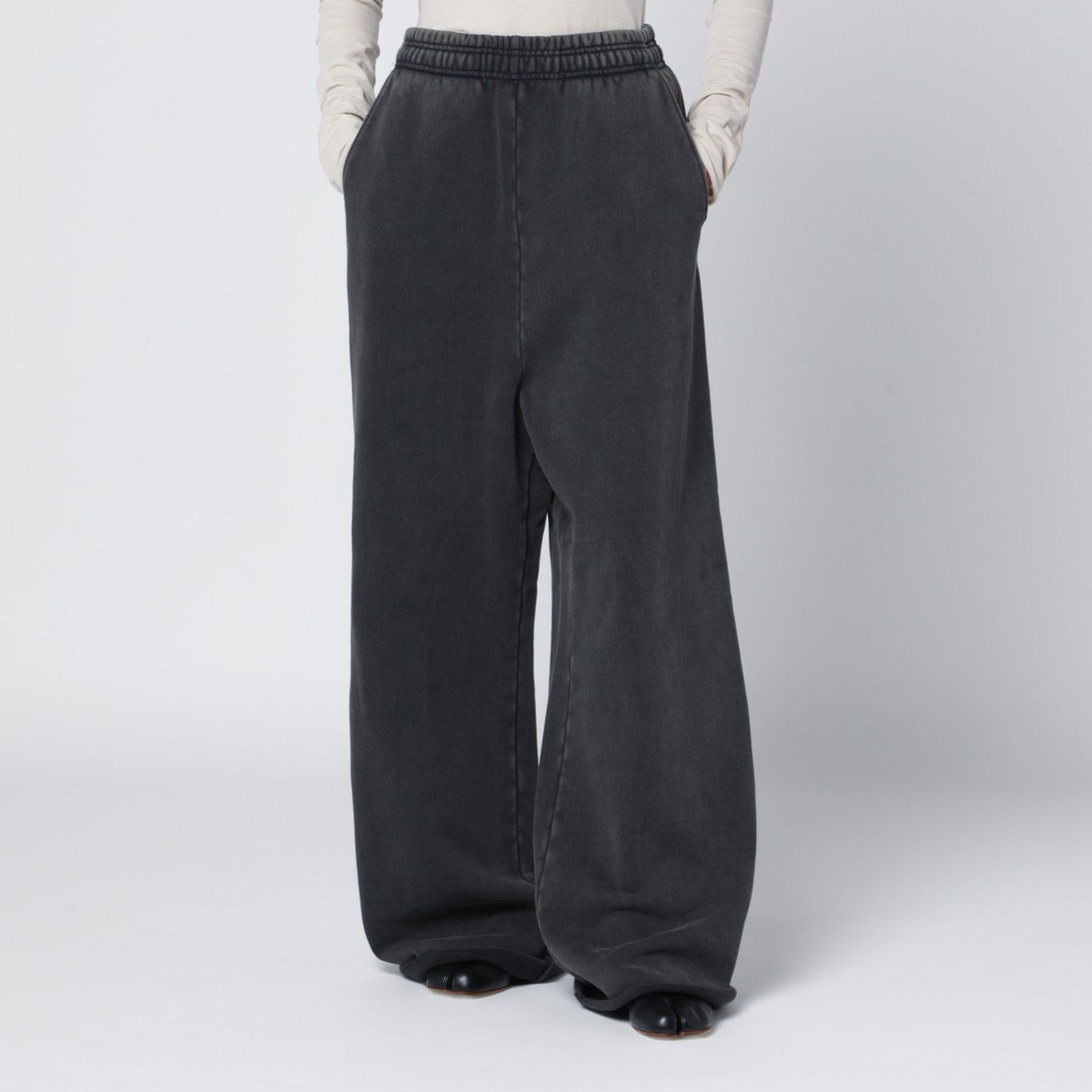 Entire Studios Black washed cotton joggers Entire Studios