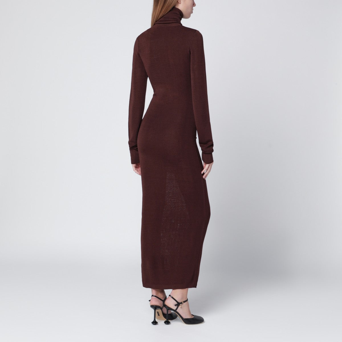 Entire Studios Brown turtleneck dress Entire Studios