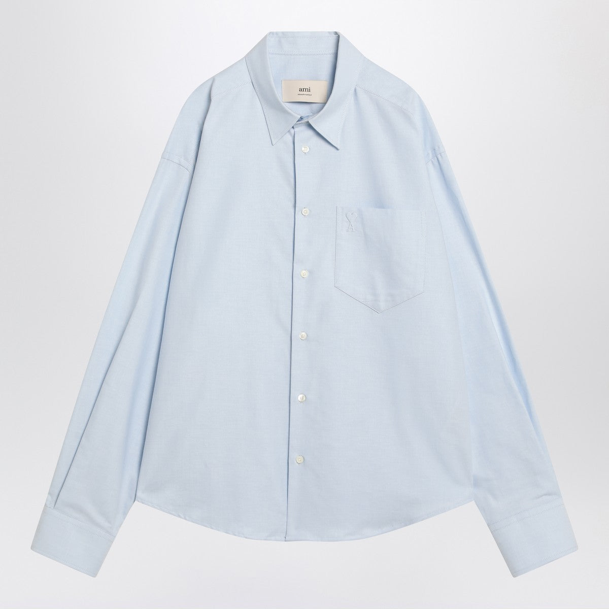 Ami Paris Ami De Coeur light blue shirt Ami Paris