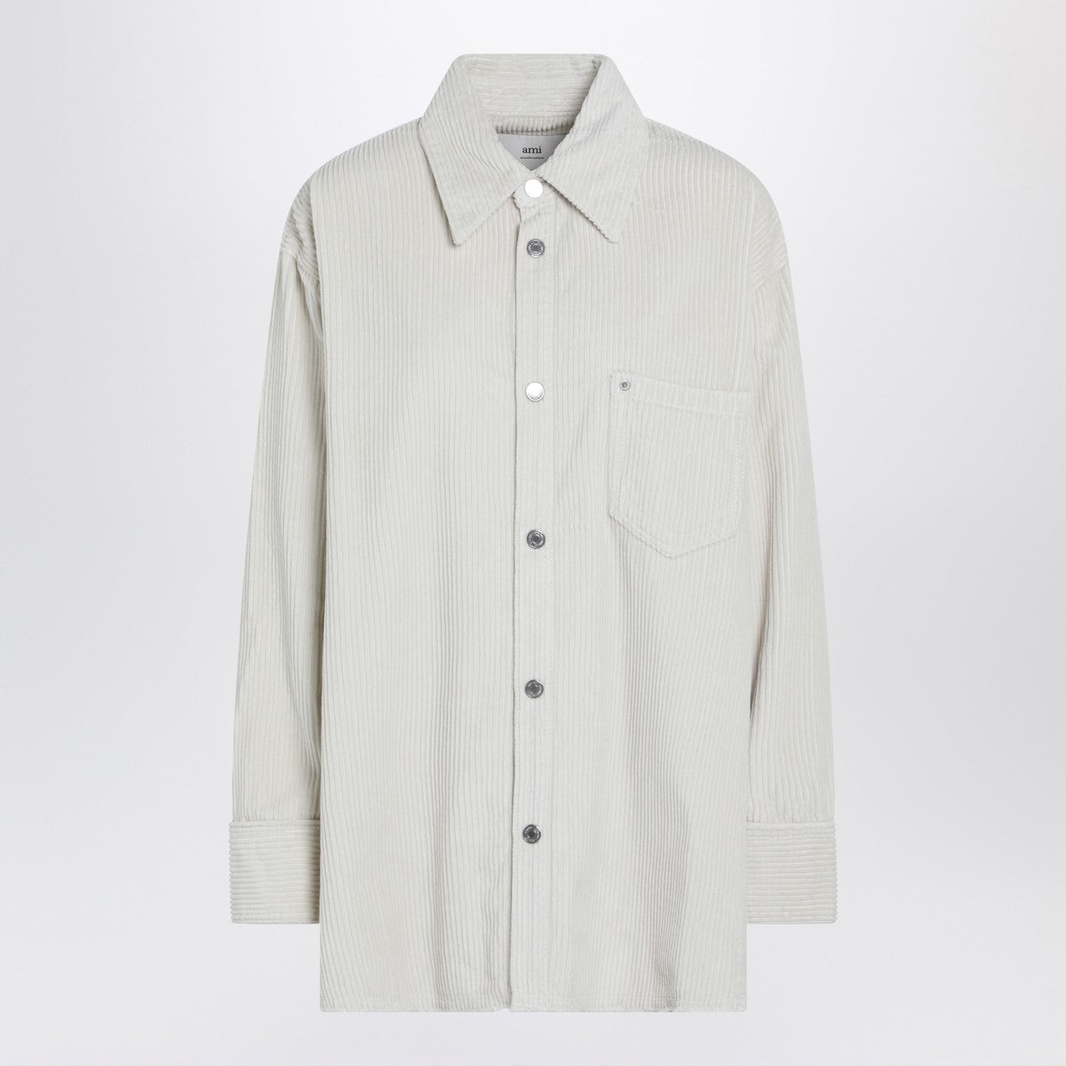 Ami Paris Ivory corduroy shirt Ami Paris
