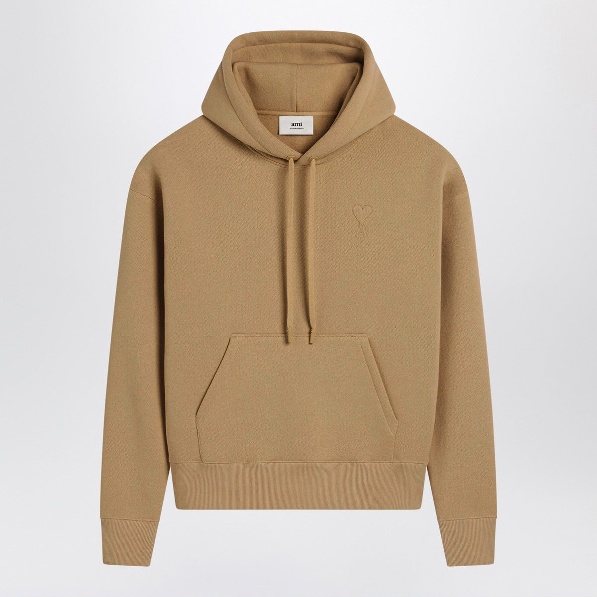Ami Paris Camel Ami De Coeur hoodie Ami Paris