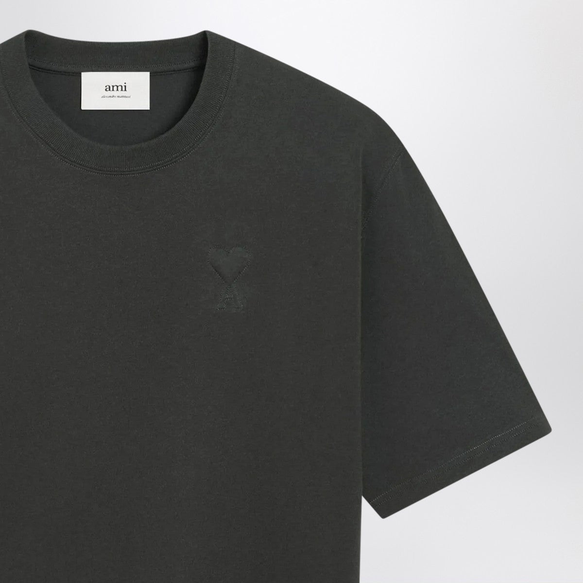 Ami Paris Anthracite grey Ami De Coeur T-shirt Ami Paris
