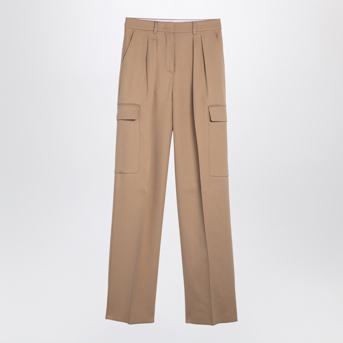 Sportmax Caramel-coloured cargo trousers Sportmax
