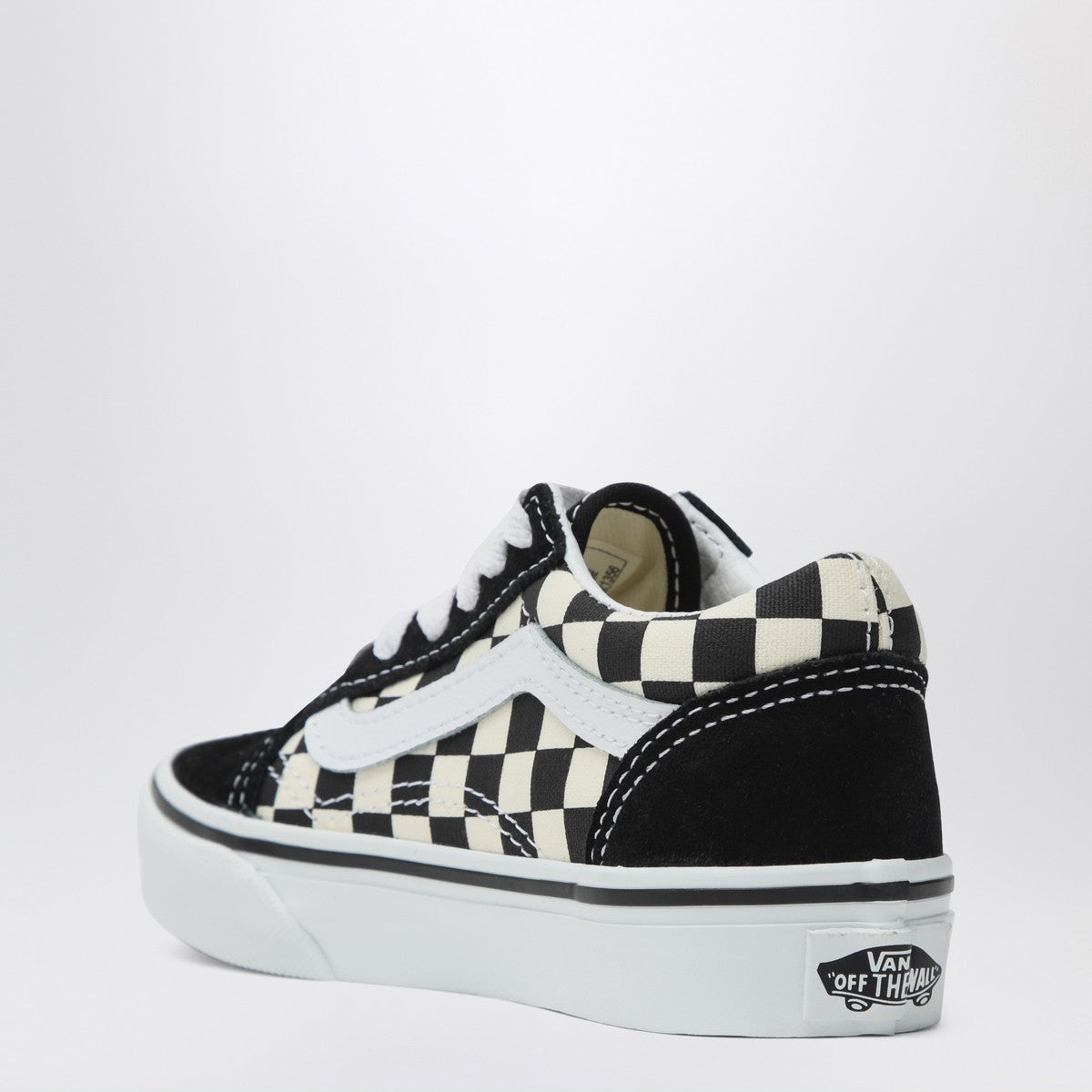 VANS Old Skool Sneaker white/black with Check pattern Vans