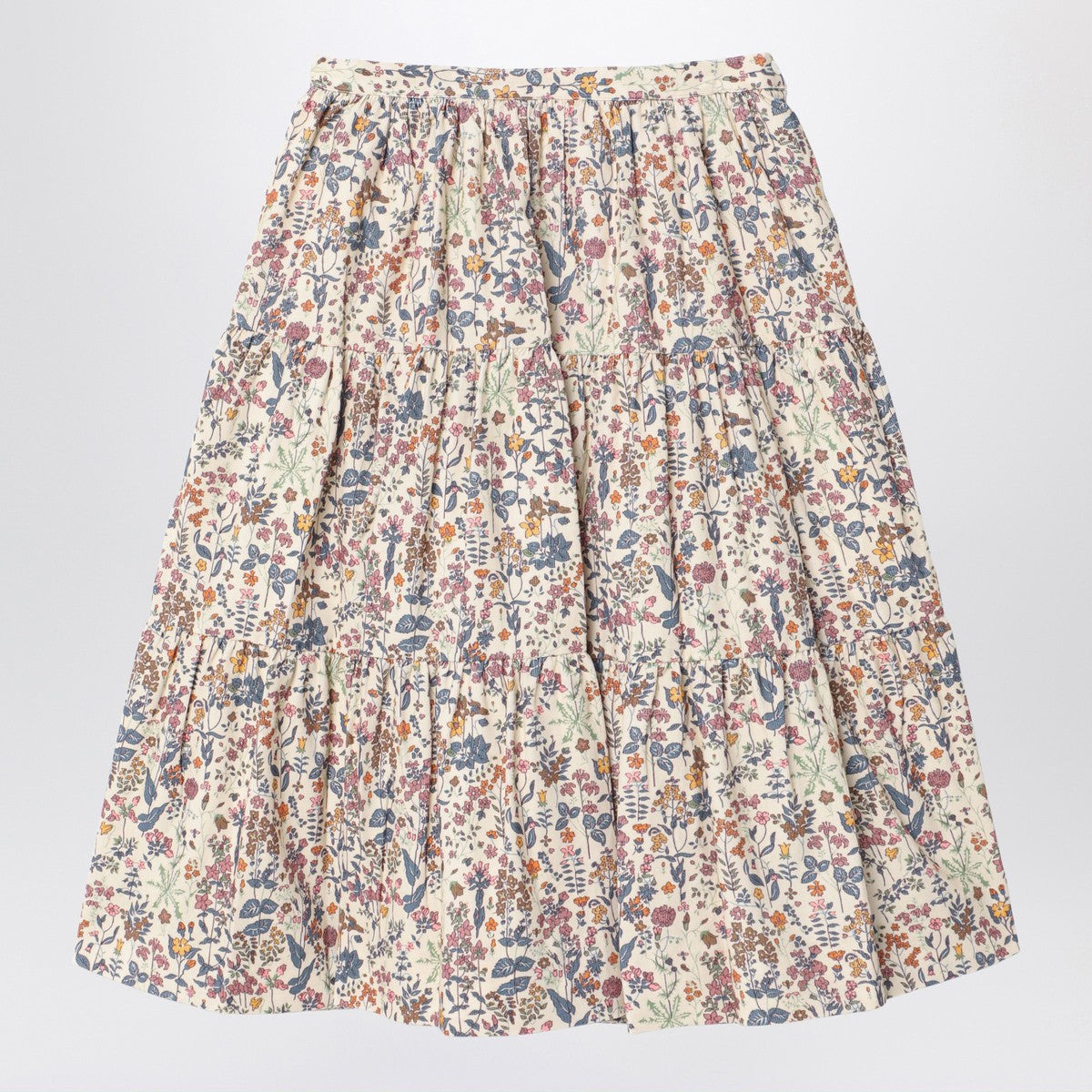 Bonpoint Multicoloured Lise skirt in corduroy Bonpoint
