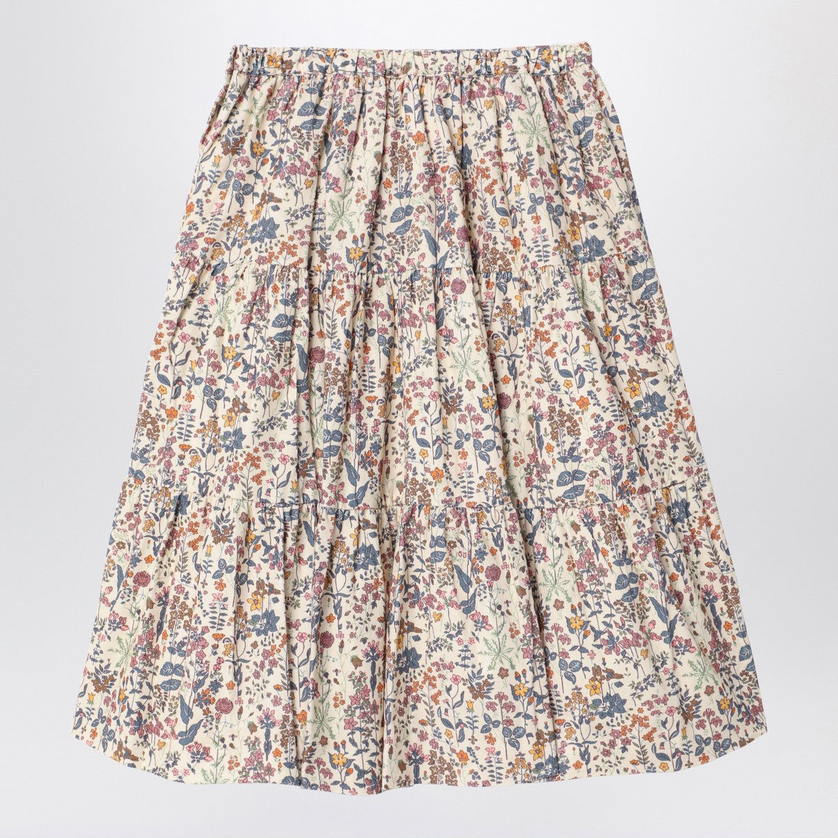 Bonpoint Multicoloured Lise skirt in corduroy Bonpoint
