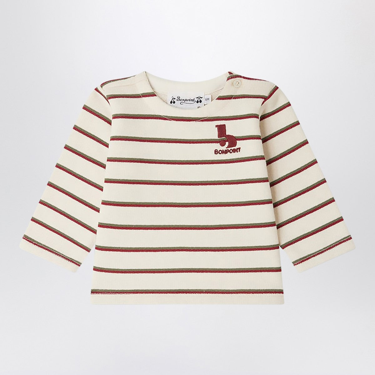 Bonpoint Tourbillon striped cotton T-shirt Bonpoint