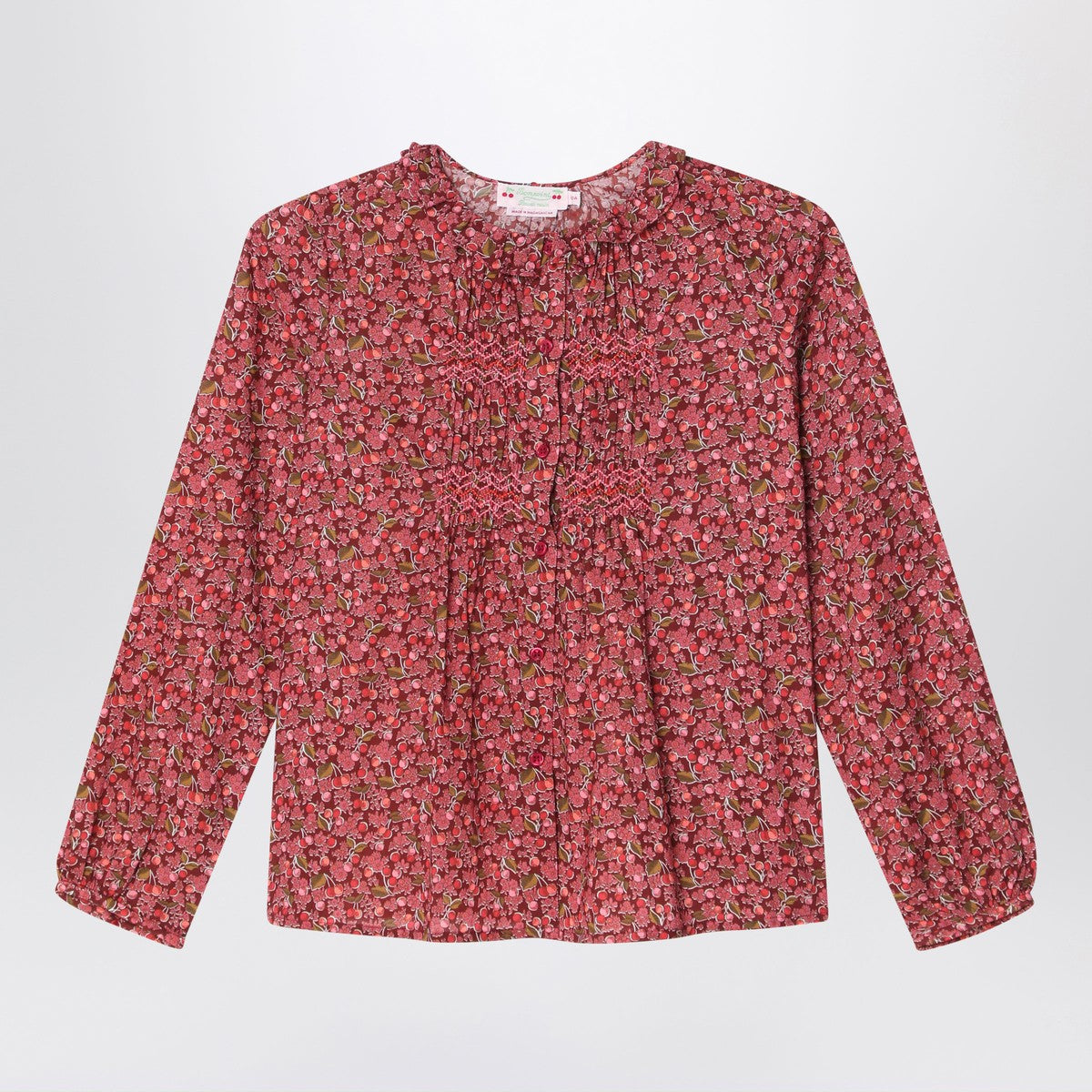 Bonpoint Gentle blouse in red Liberty fabric Bonpoint