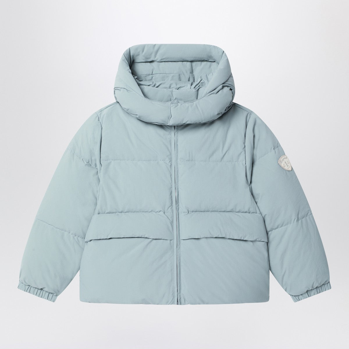 Bonpoint Jessie pale green hooded down jacket Bonpoint