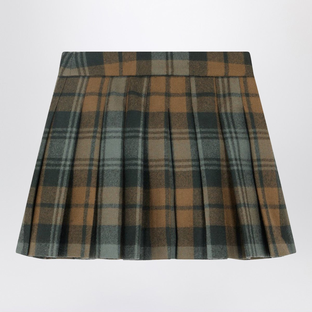 Bonpoint Talissa kilt skirt in wool with check pattern Bonpoint