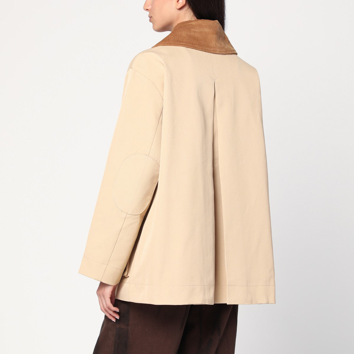 GANNI Beige twill jacket Ganni