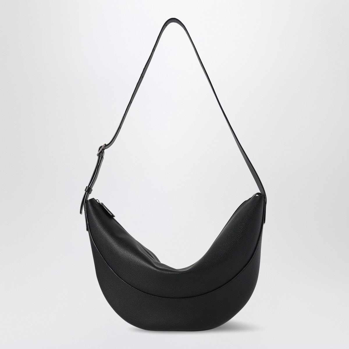 The Row Black leather Jouve bag The Row