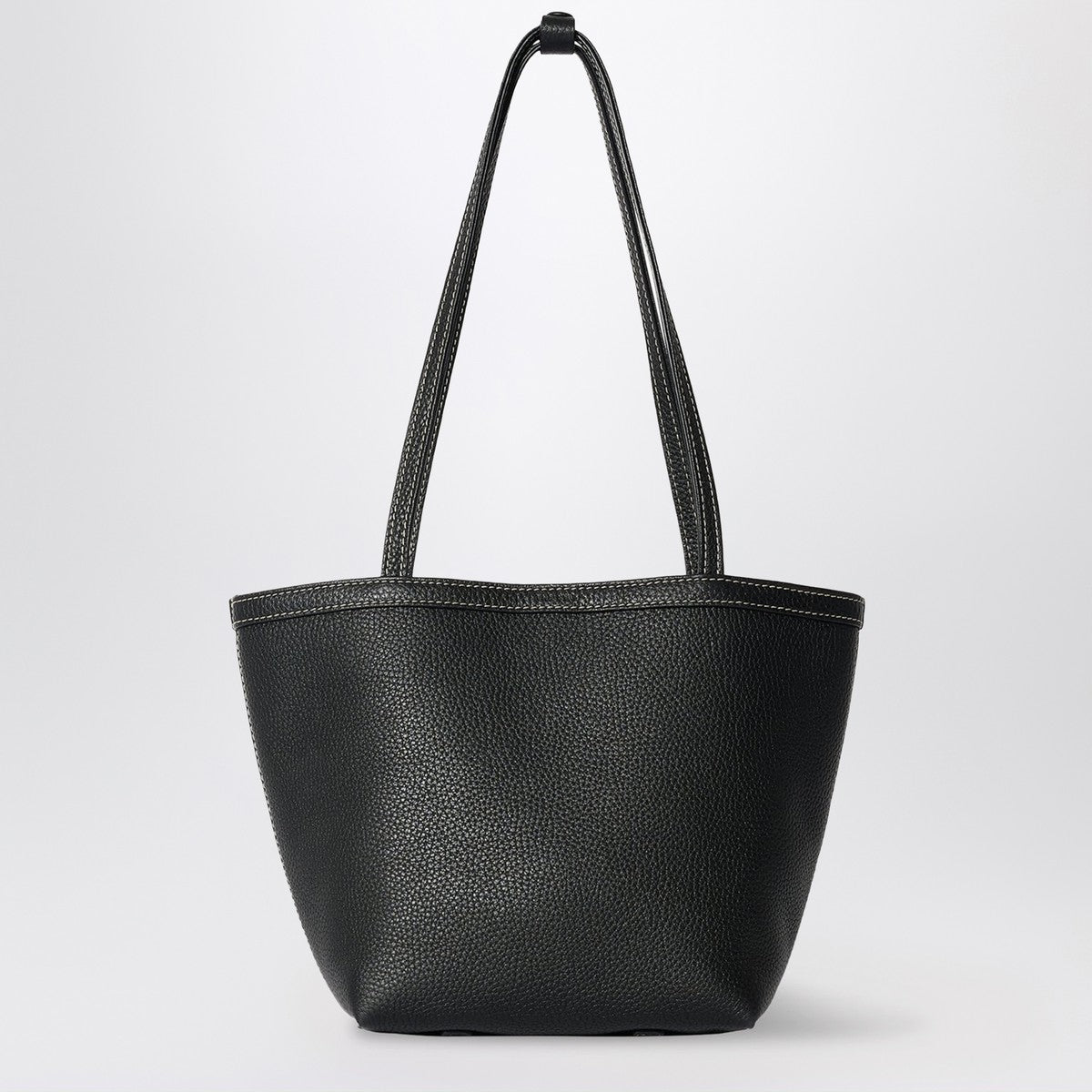 The Row Medium Park Tote Stitch bag in black The Row
