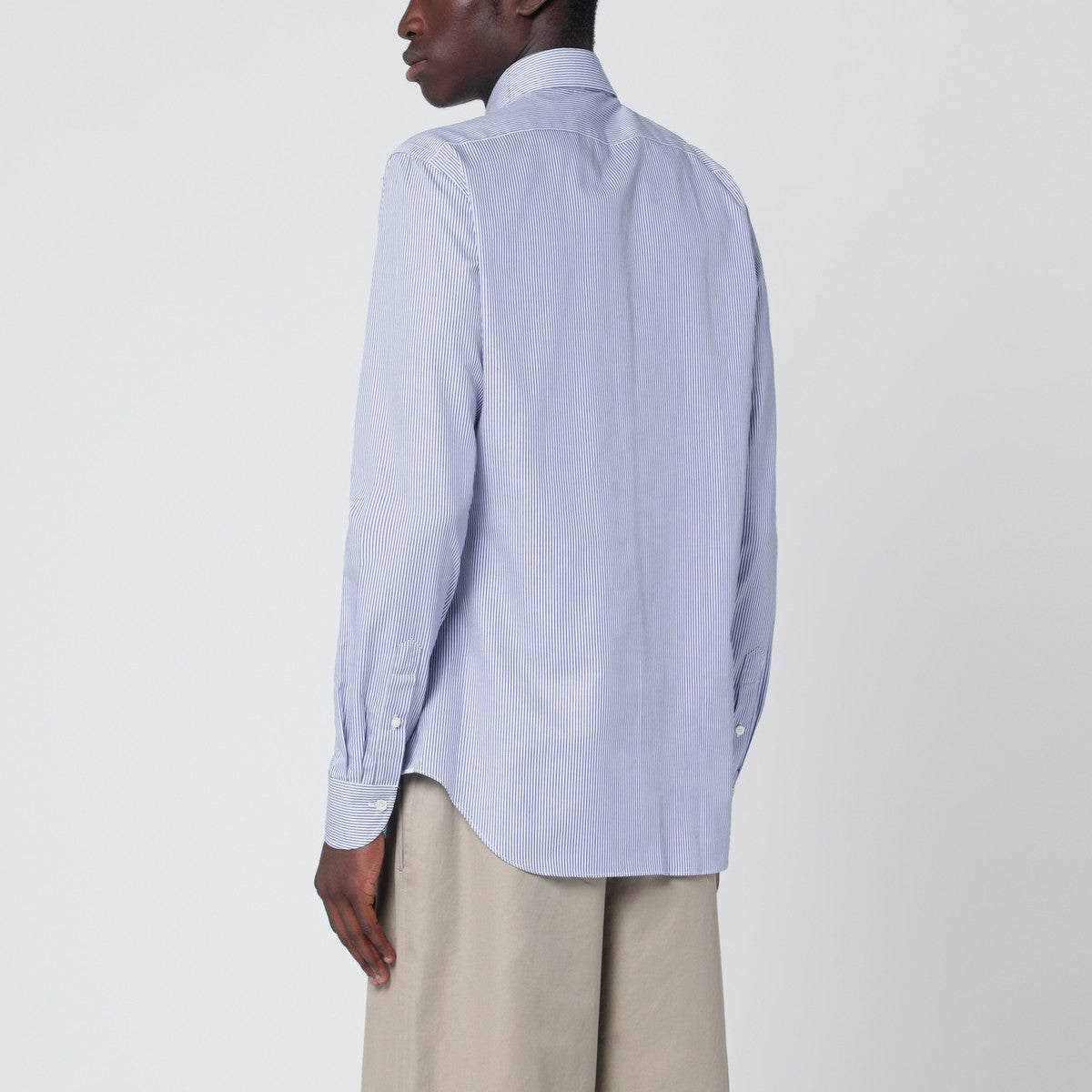 XACUS White striped Travel shirt XACUS