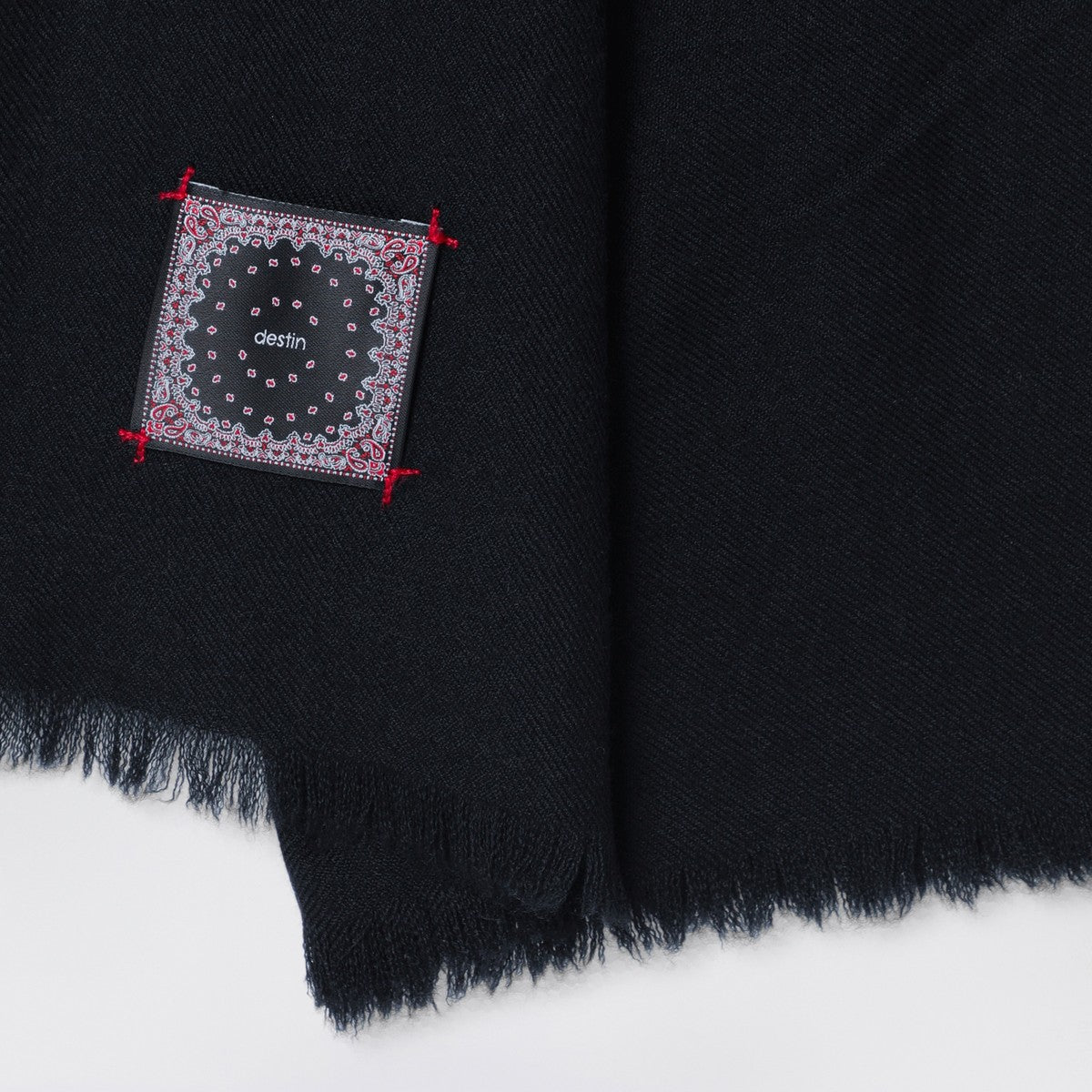 Destin Black wool scarf Destin