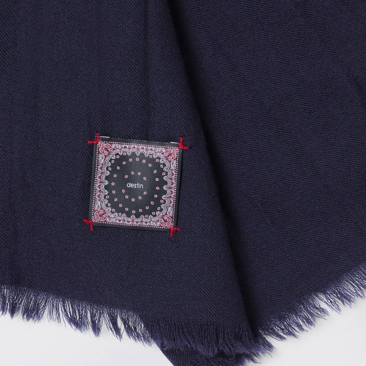 Destin Navy blue wool scarf Destin