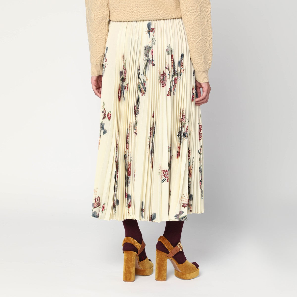 ETRO Gonna plissettata a fantasia Etro