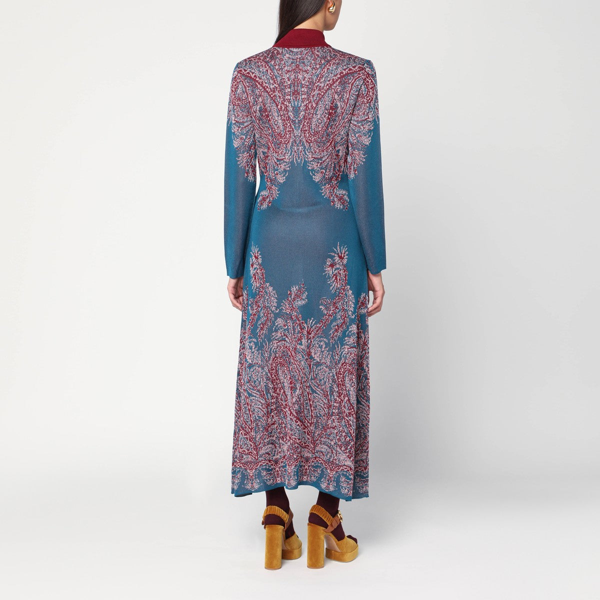 ETRO Multicolored cardigan long dress Etro