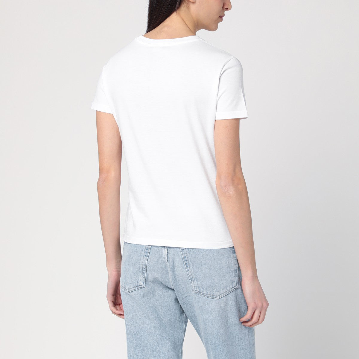 ETRO white T-shirt with logo embroidery Etro