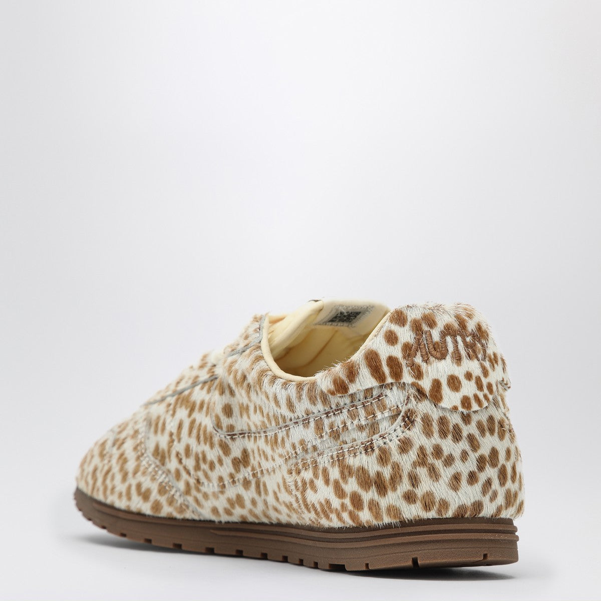 AUTRY Windspin sneakers in animalier pony skin Autry