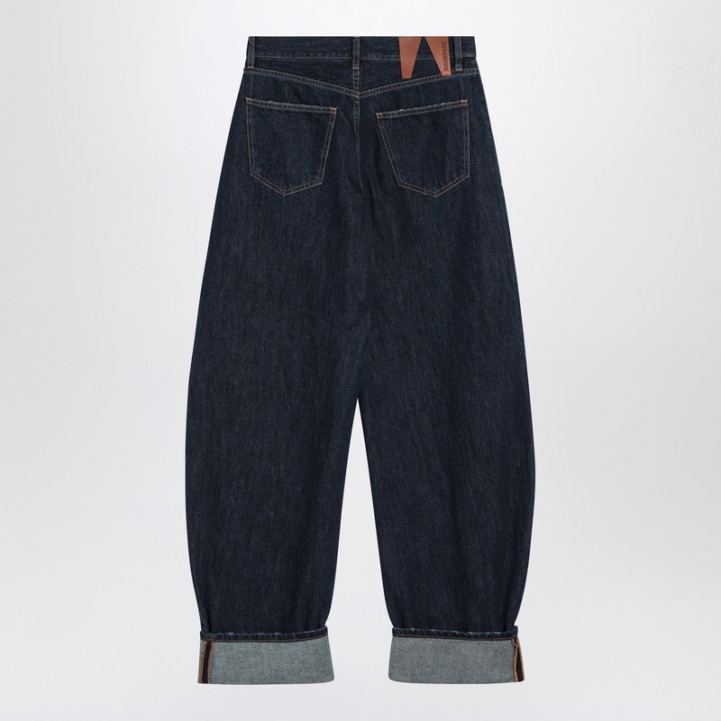 DARKPARK Khris balloon jeans blue with cuff Darkpark