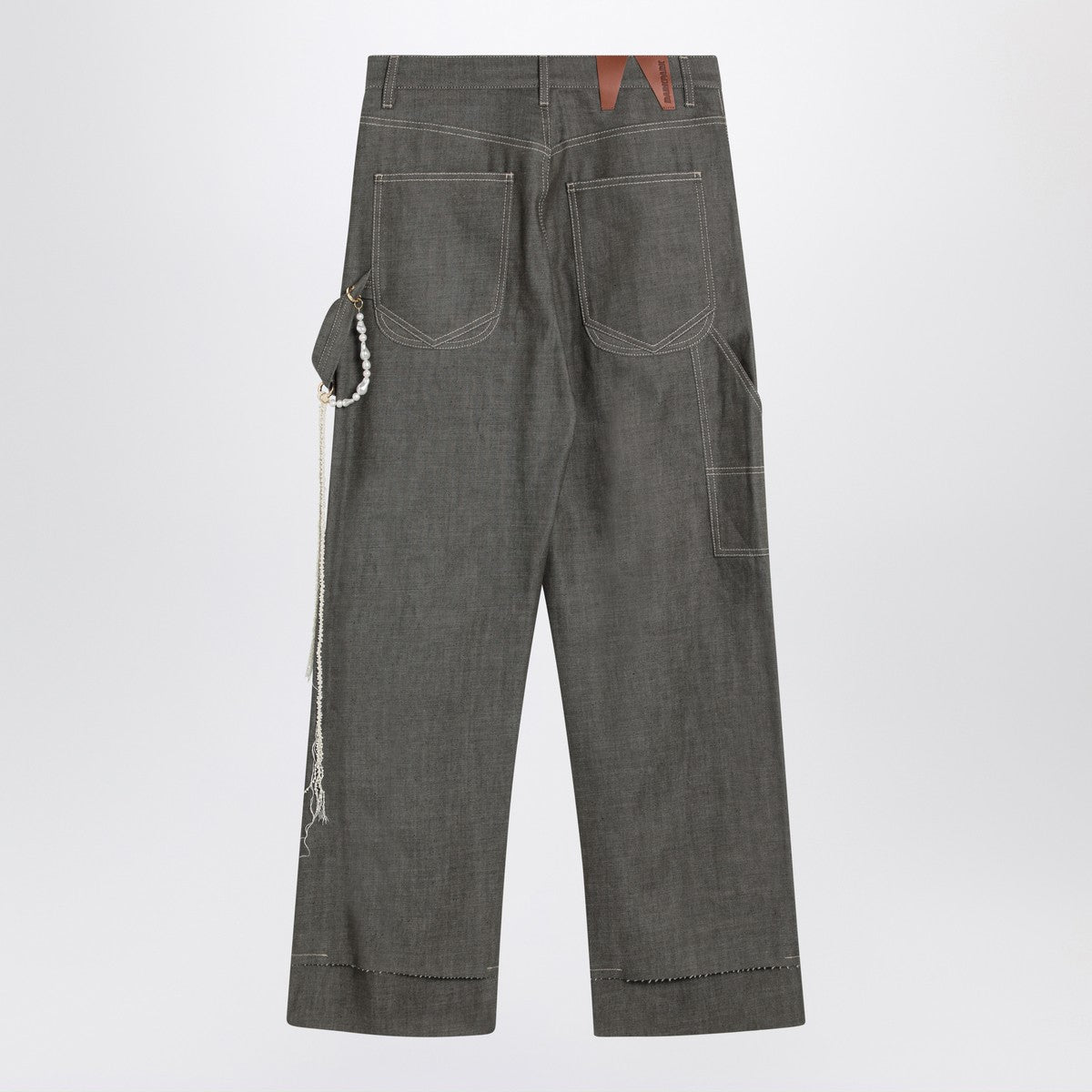 DARKPARK Grey cotton Lisa trousers Darkpark