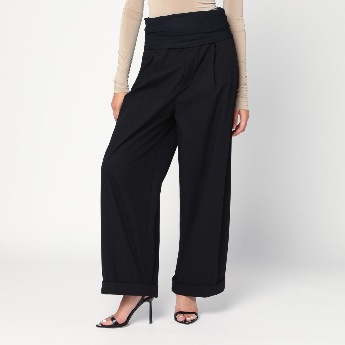 DARKPARK Wendy black trousers with elastic waist Darkpark