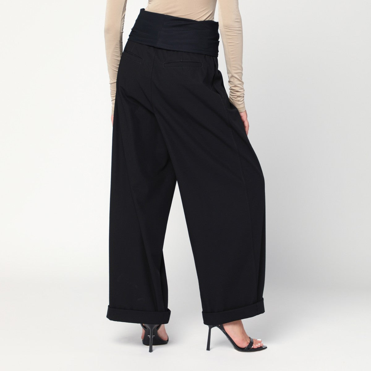 DARKPARK Wendy black trousers with elastic waist Darkpark