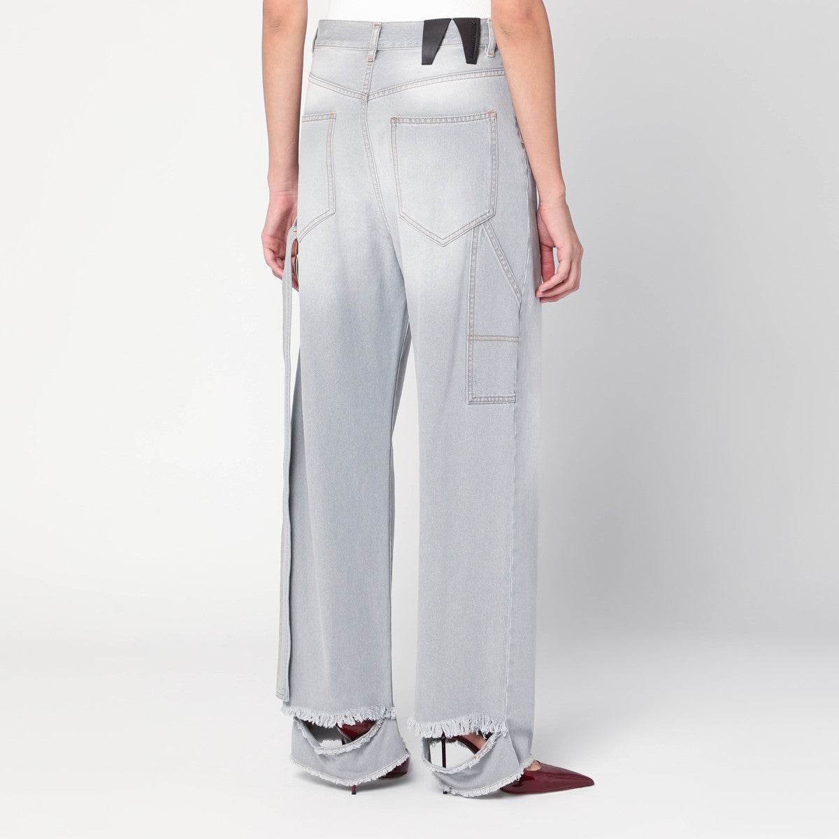 DARKPARK Wide washed grey Lisa jeans Darkpark