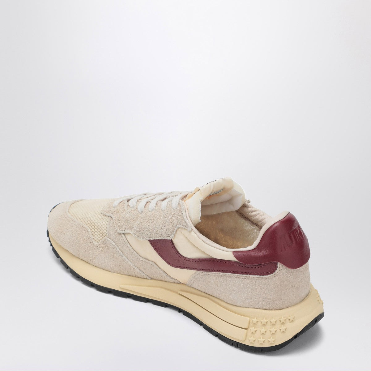 AUTRY Sneakers Reelwind Low ecrù/bordeaux Autry