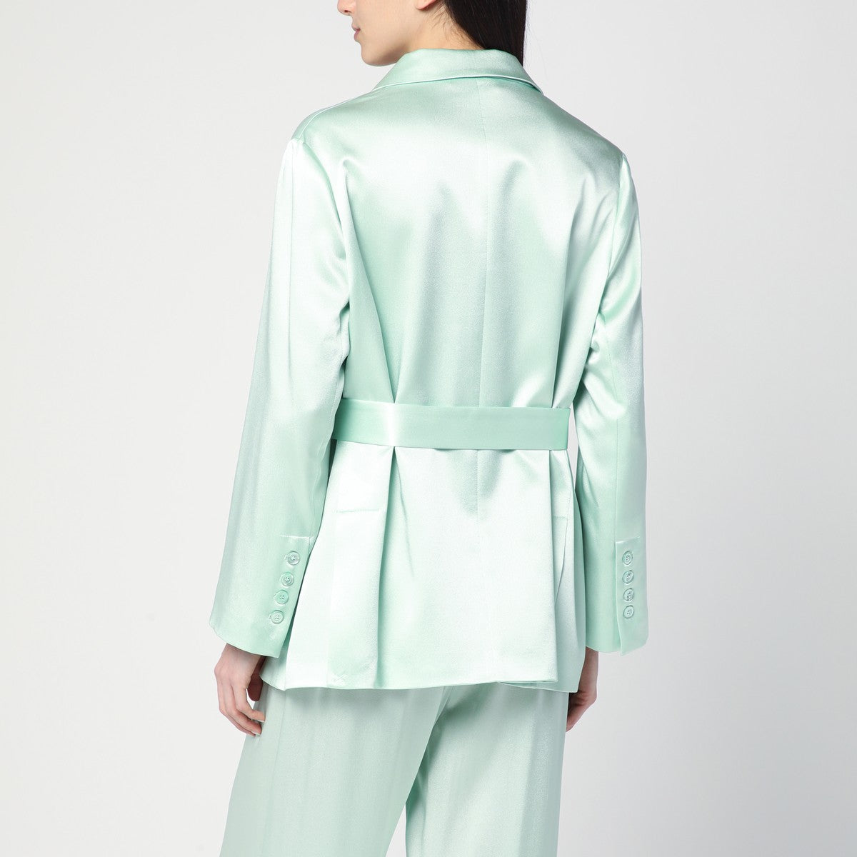 Semicouture Christiana jacket in aqua green Semicouture