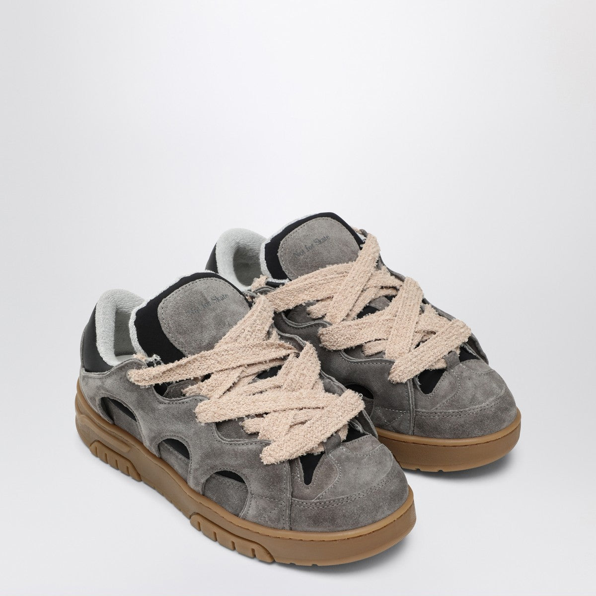 Santha Model 1 sneaker asphalt grey in suede Santha