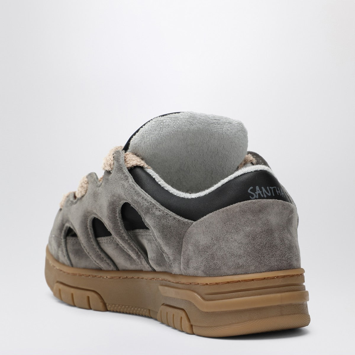 Santha Model 1 sneaker asphalt grey in suede Santha