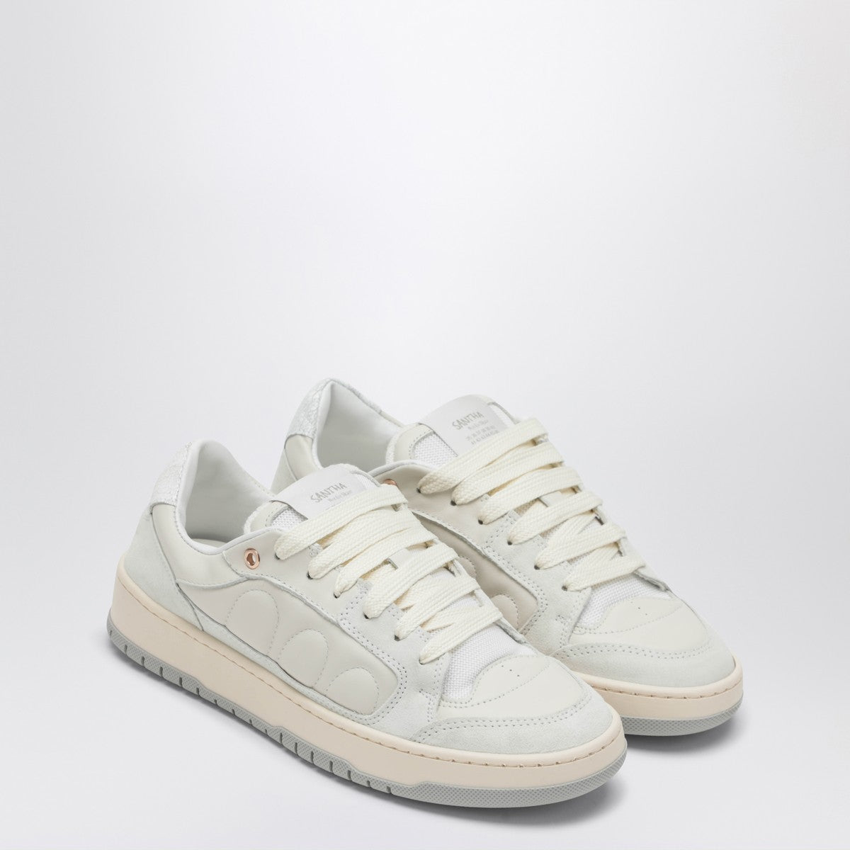 Santha White leather Model 2 sneakers Santha