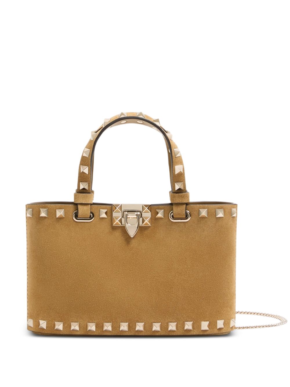 ROCKSTUD SUEDE LEATHER MINI BAG