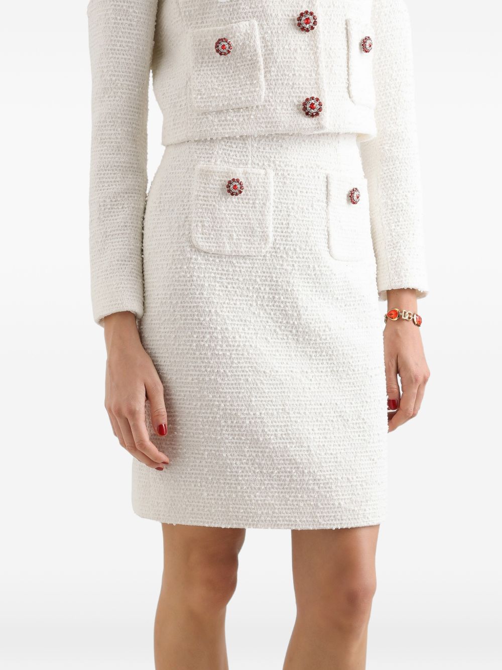 COTTON MIDI SKIRT