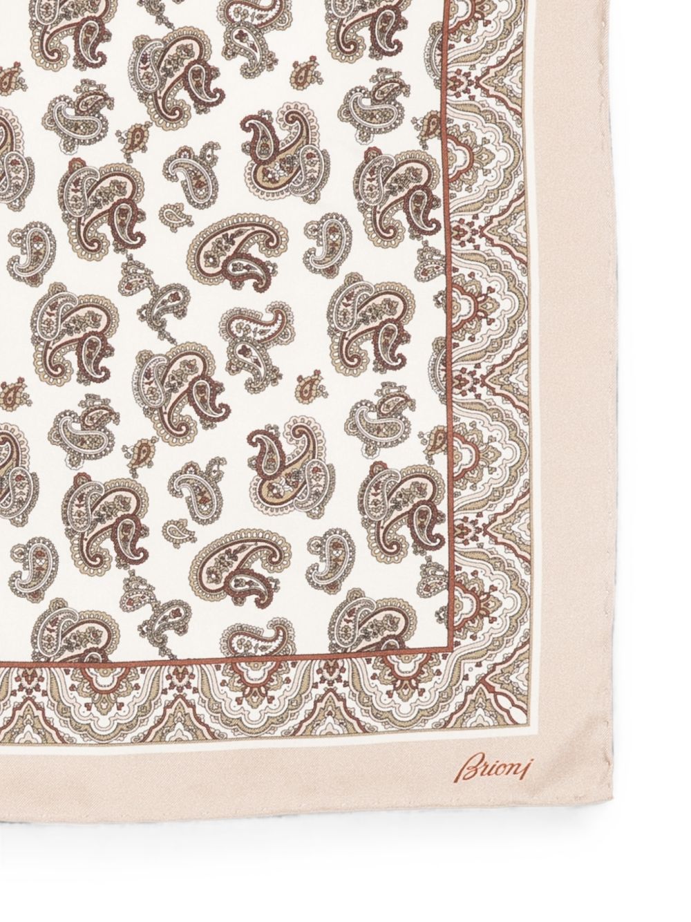 PRINTED SILK POCKET SQUARE