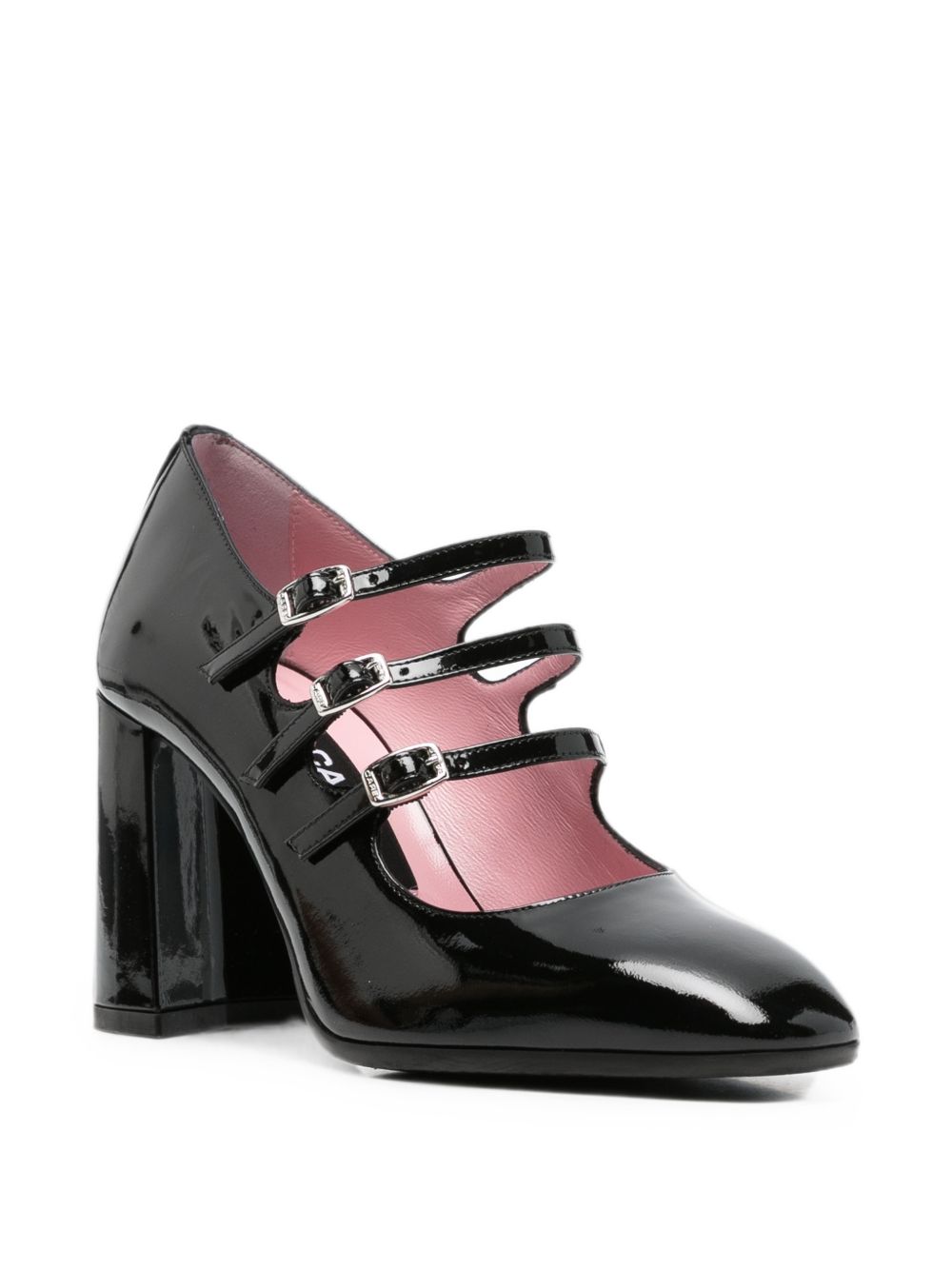 KEEL PATENT LEATHER PUMPS