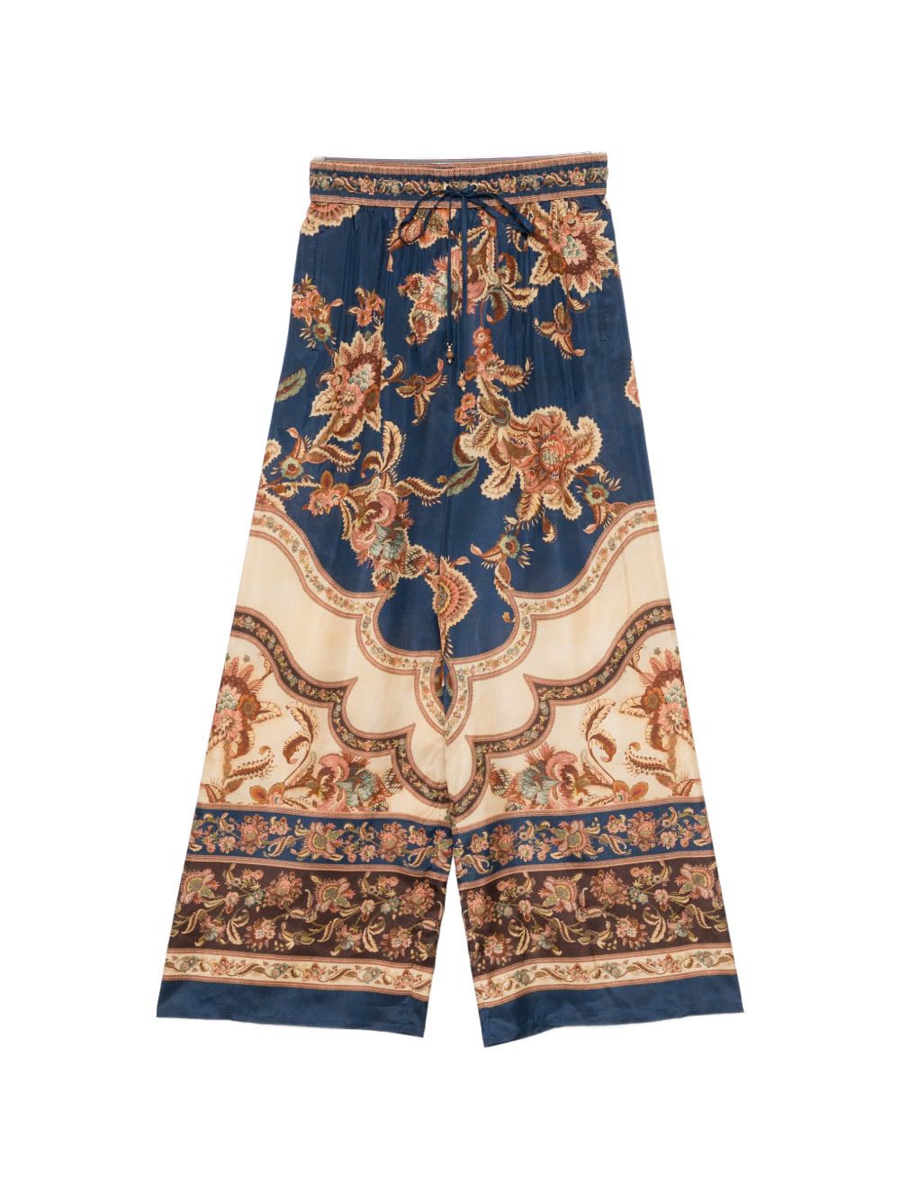 ASTER PRINTED SILK TROUSERS