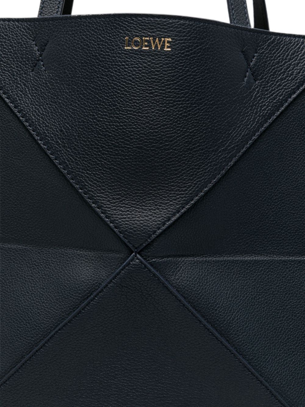 PUZZLE FOLD LARGE LEATHER TOTE