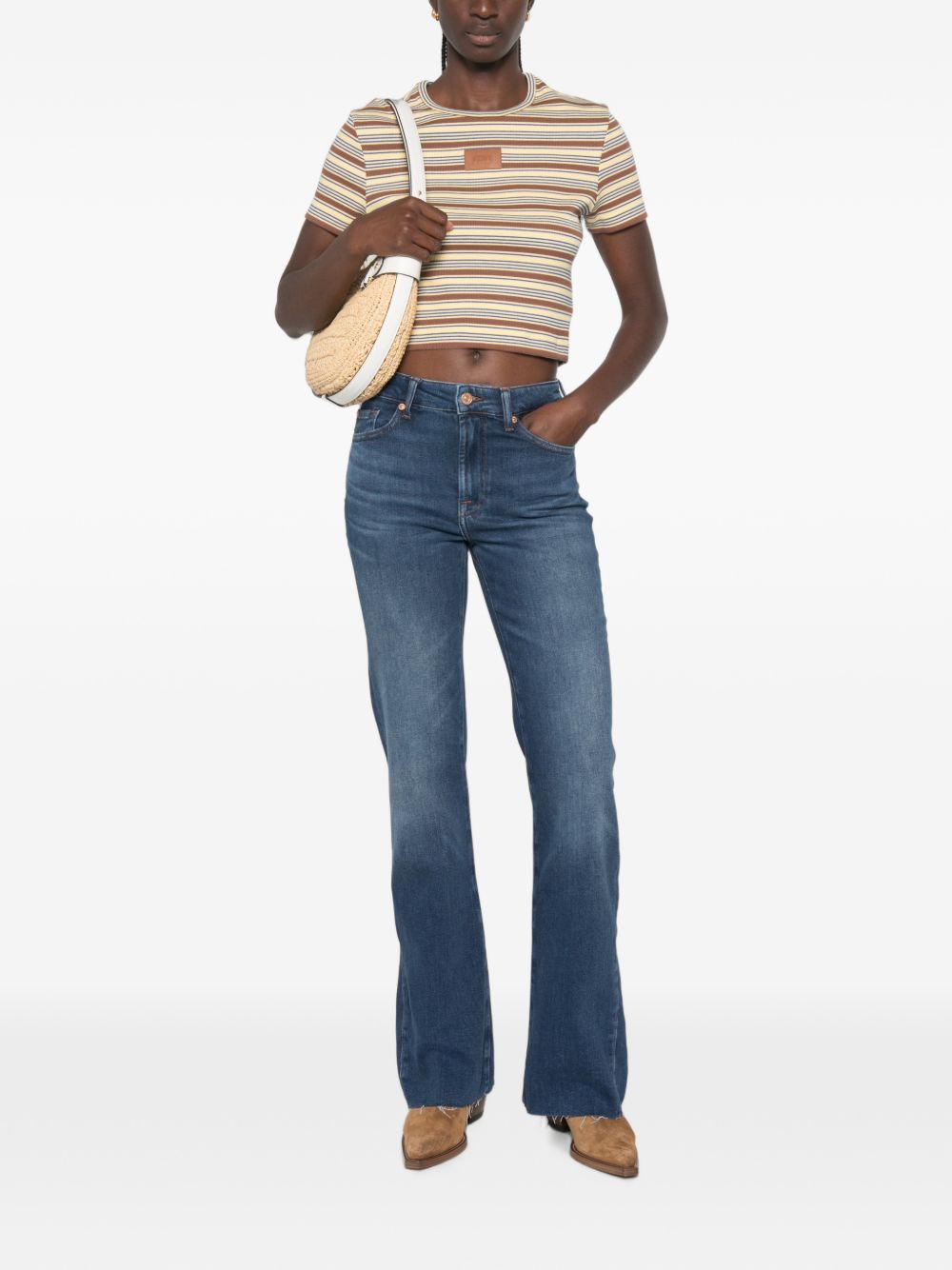 THE LEGGY BOOTCUT DENIM JEANS