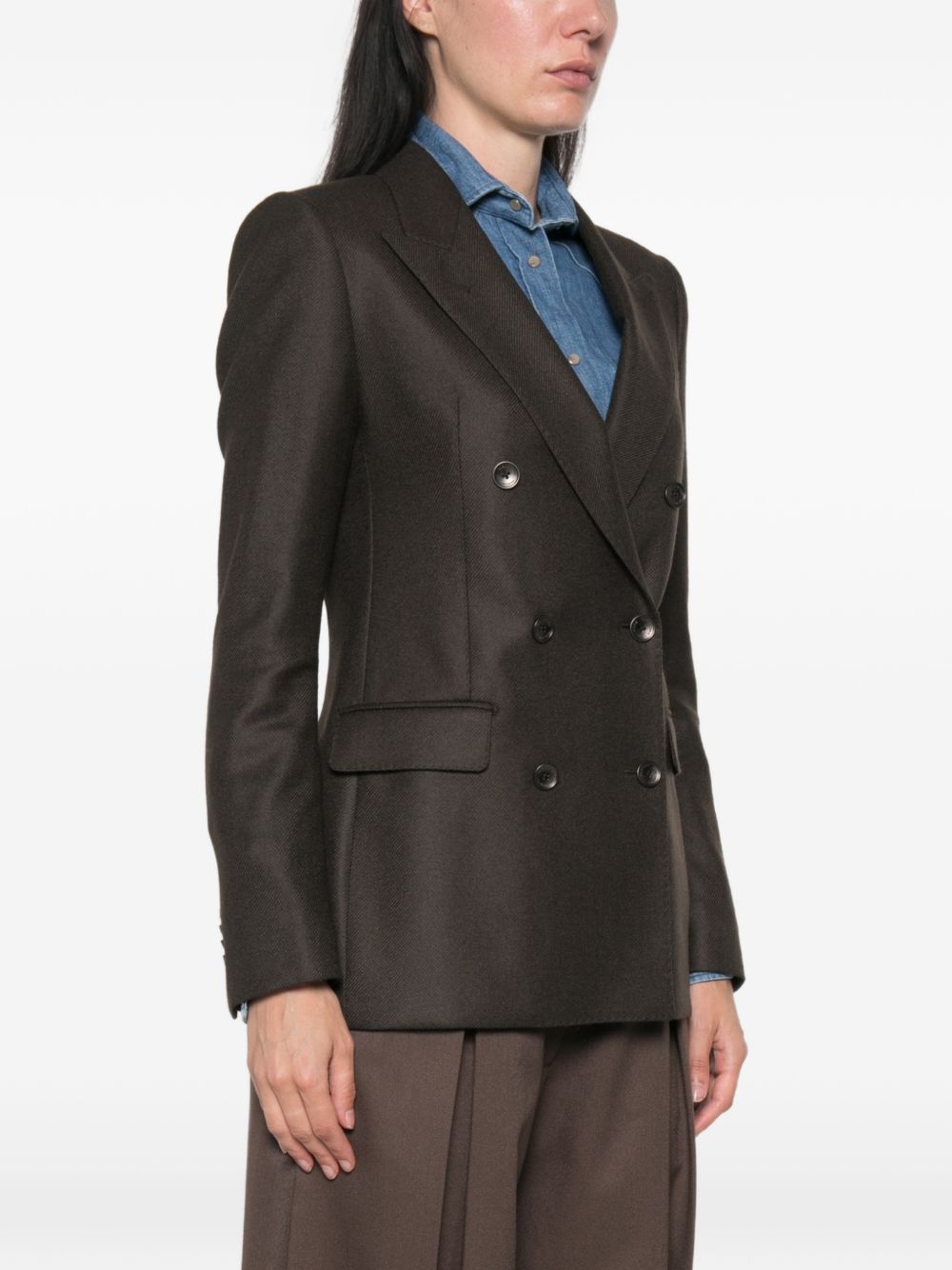 WOOL DOUBLE-BREASTED JACKET