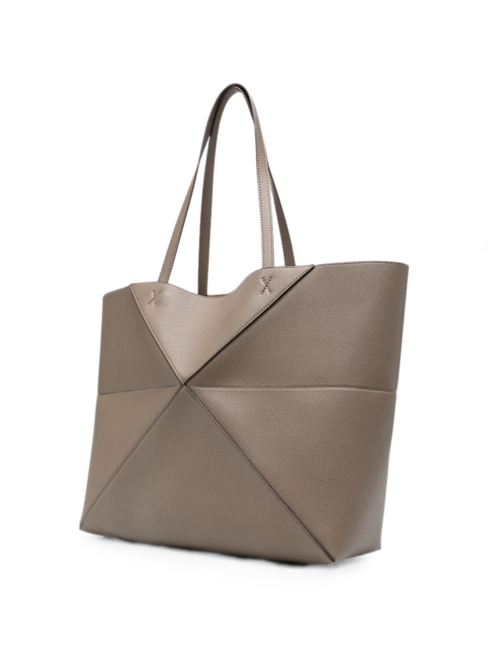 PUZZLE FOLD LARGE LEATHER TOTE