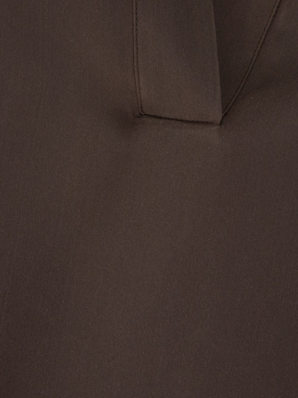 SILK SATIN POLO SHIRT