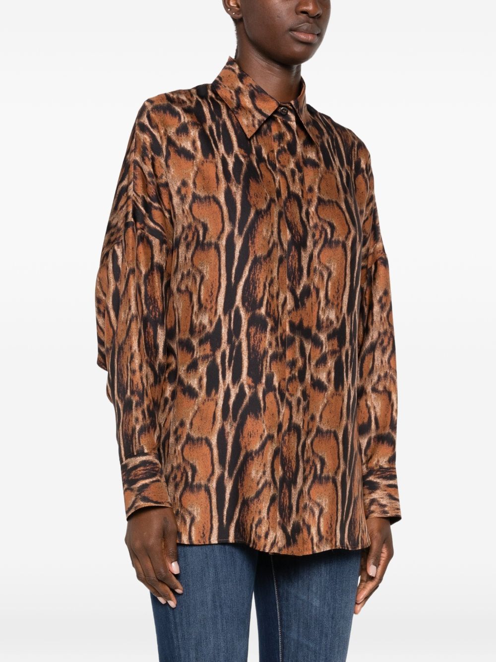 PRINTED SILK SHIRT