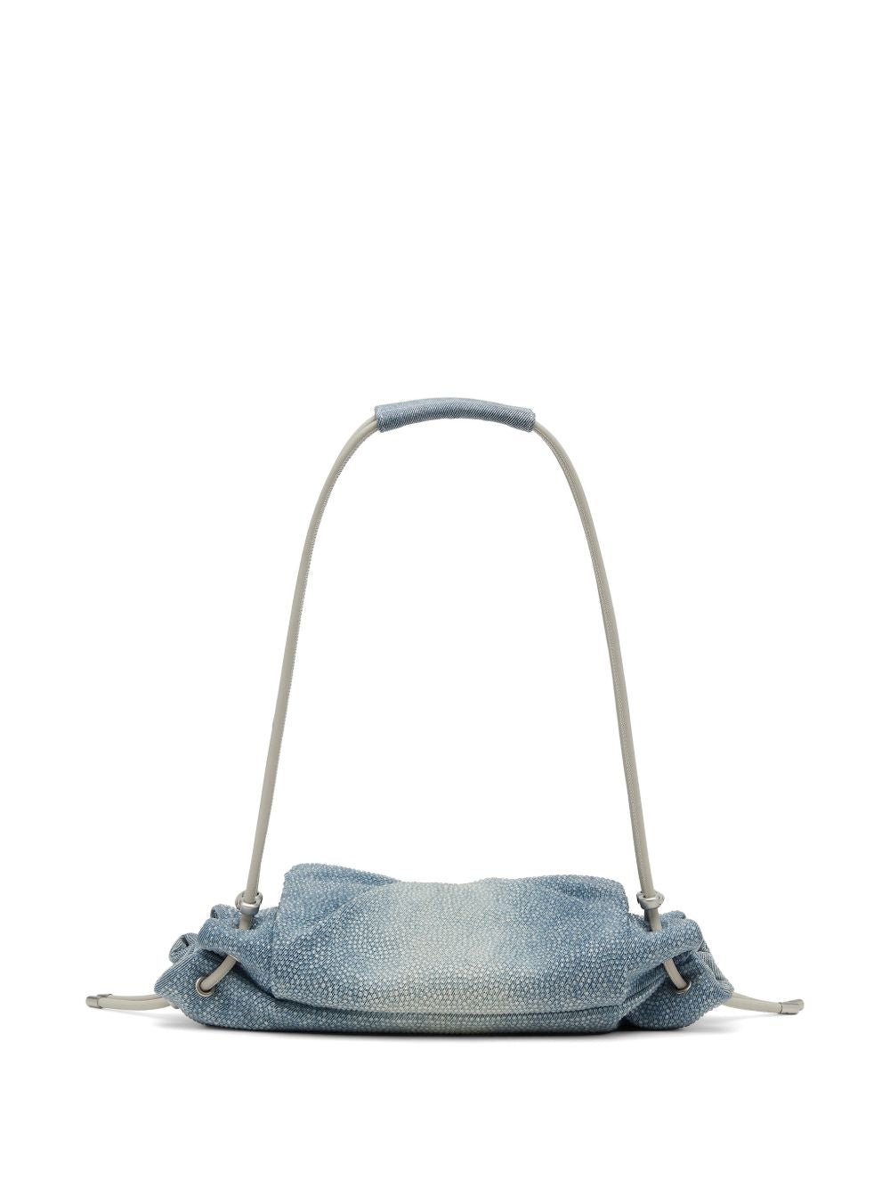 SCRUNCH DENIM SHOULDER BAG