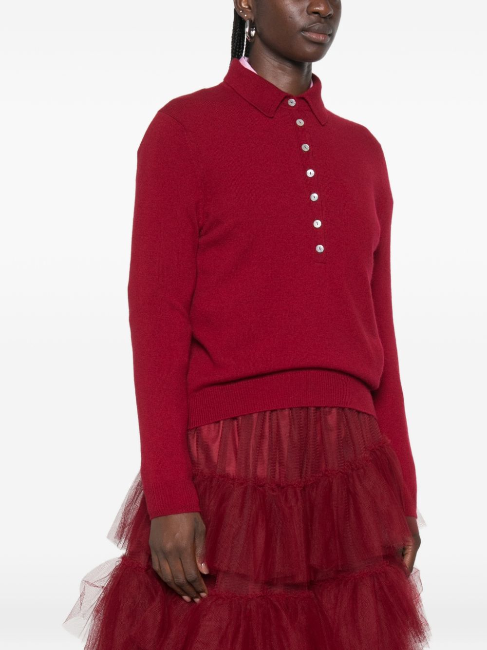 CASHMERE POLO SHIRT